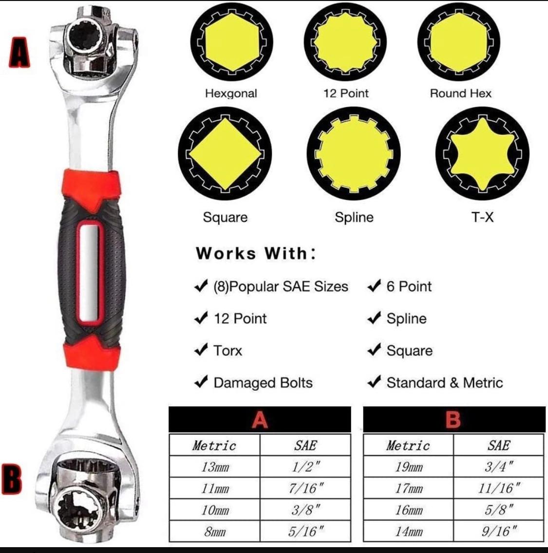 LLAVE MULTIFUNCIONAL 8 EN 1